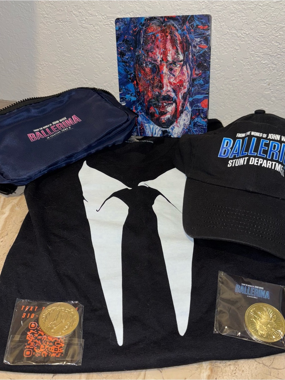 John Wick Chapter 3 Parabellum 4k UHD Ultra HD Blu-ray Steelbook + Extras Promo